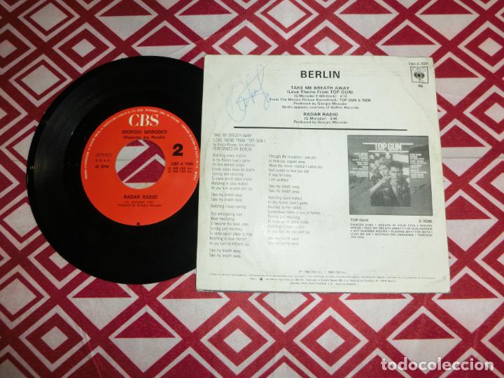 Discos de vinilo: BERLIN - TAKE MY BREATH AWAY - Foto 2
