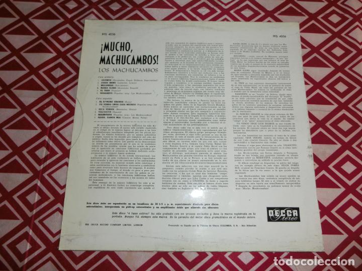 Discos de vinilo: LOS MACHUCAMBOS - MUCHO MACHUCAMBOS - Foto 2