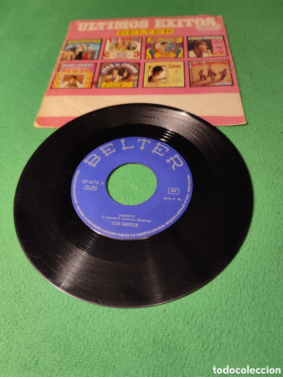 Discos de vinilo: Los Gritos - Lamento - Foto 2