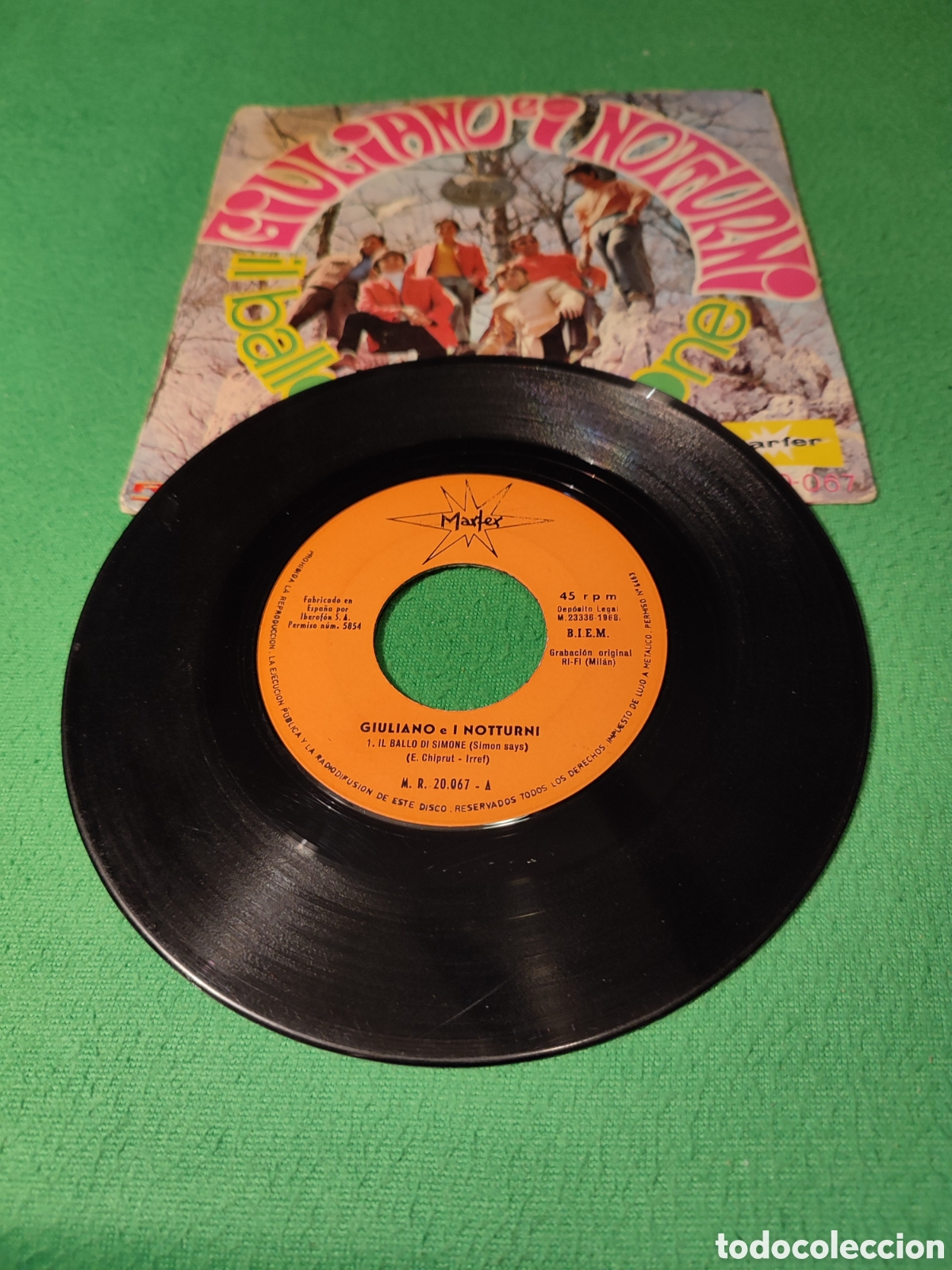 Discos de vinilo: Giuliano e I Notturni - Il ballo di Simone - Foto 2