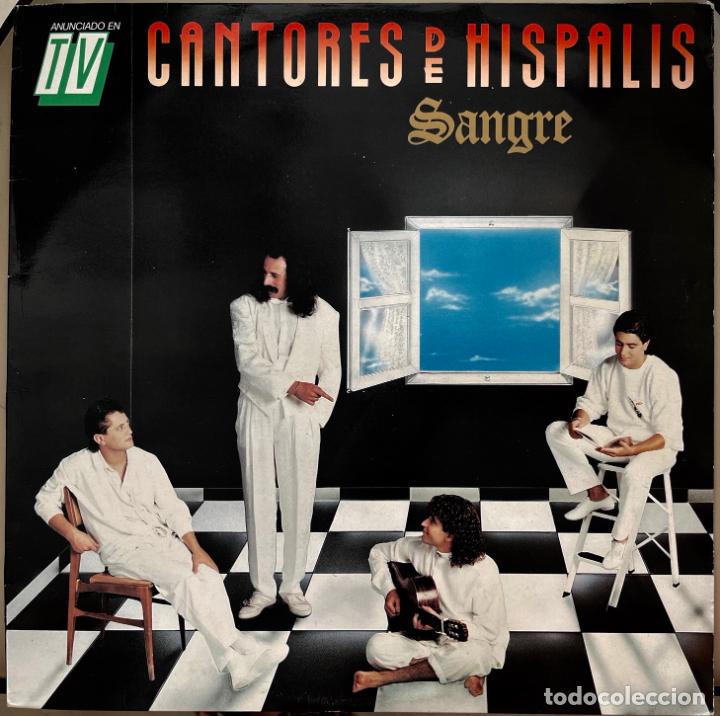 Discos de vinilo: CANTORES DE HISPALIS, SANGRE. LP CON LIBRETO LETRAS - Foto 1