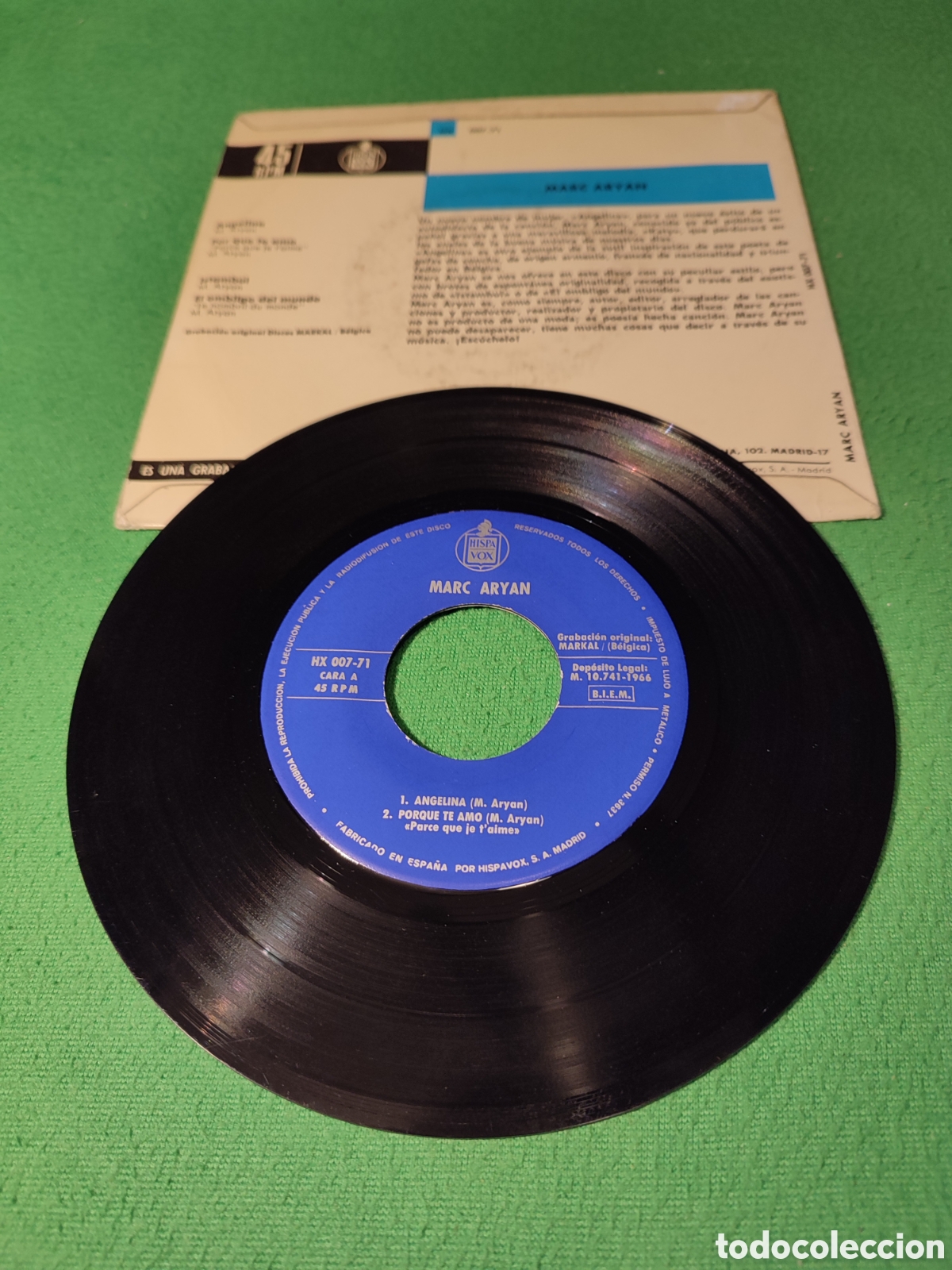 Discos de vinilo: Marc Aryan - Angelina+ 3 - Foto 2