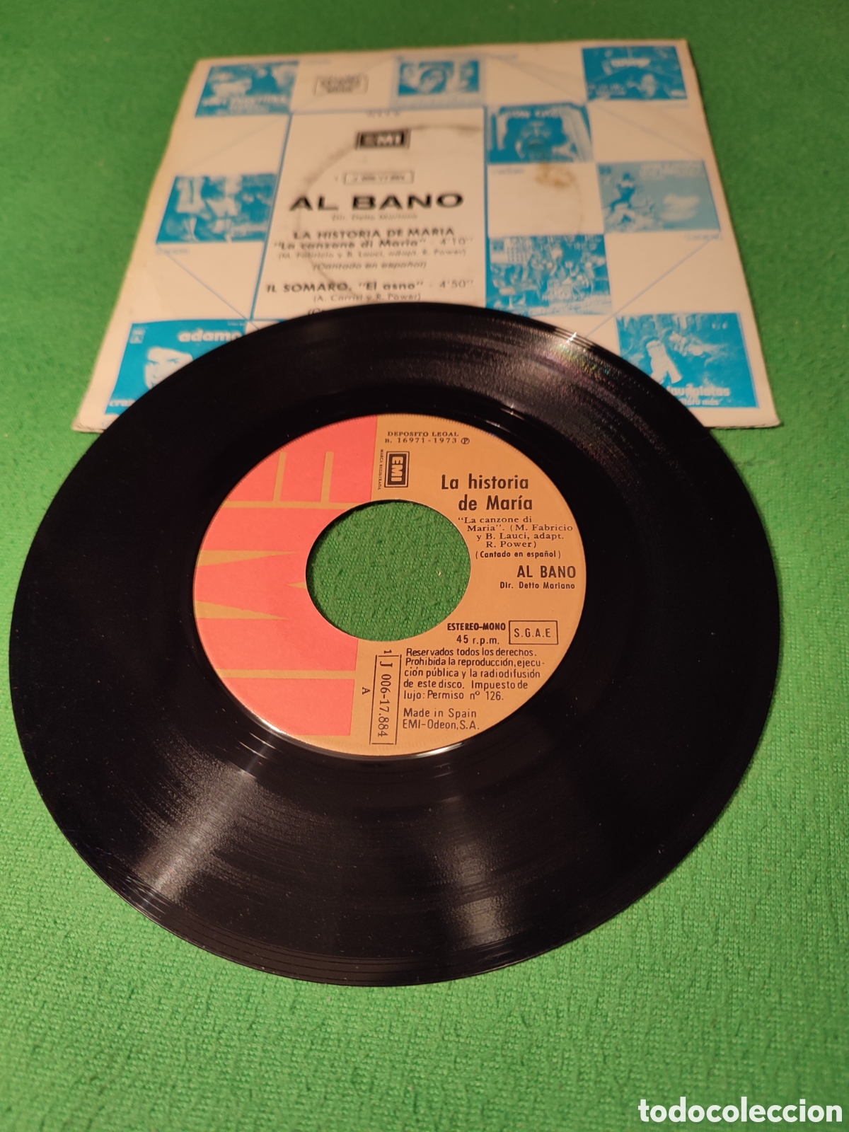 Discos de vinilo: Al Bano - La historia de Mar&iacute;a - Foto 2