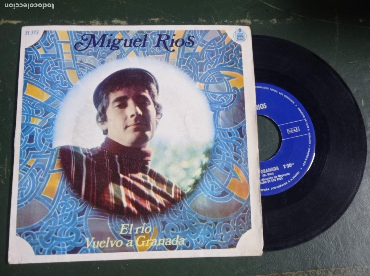 Discos de vinilo: Single Miguel R&iacute;os - Foto 1