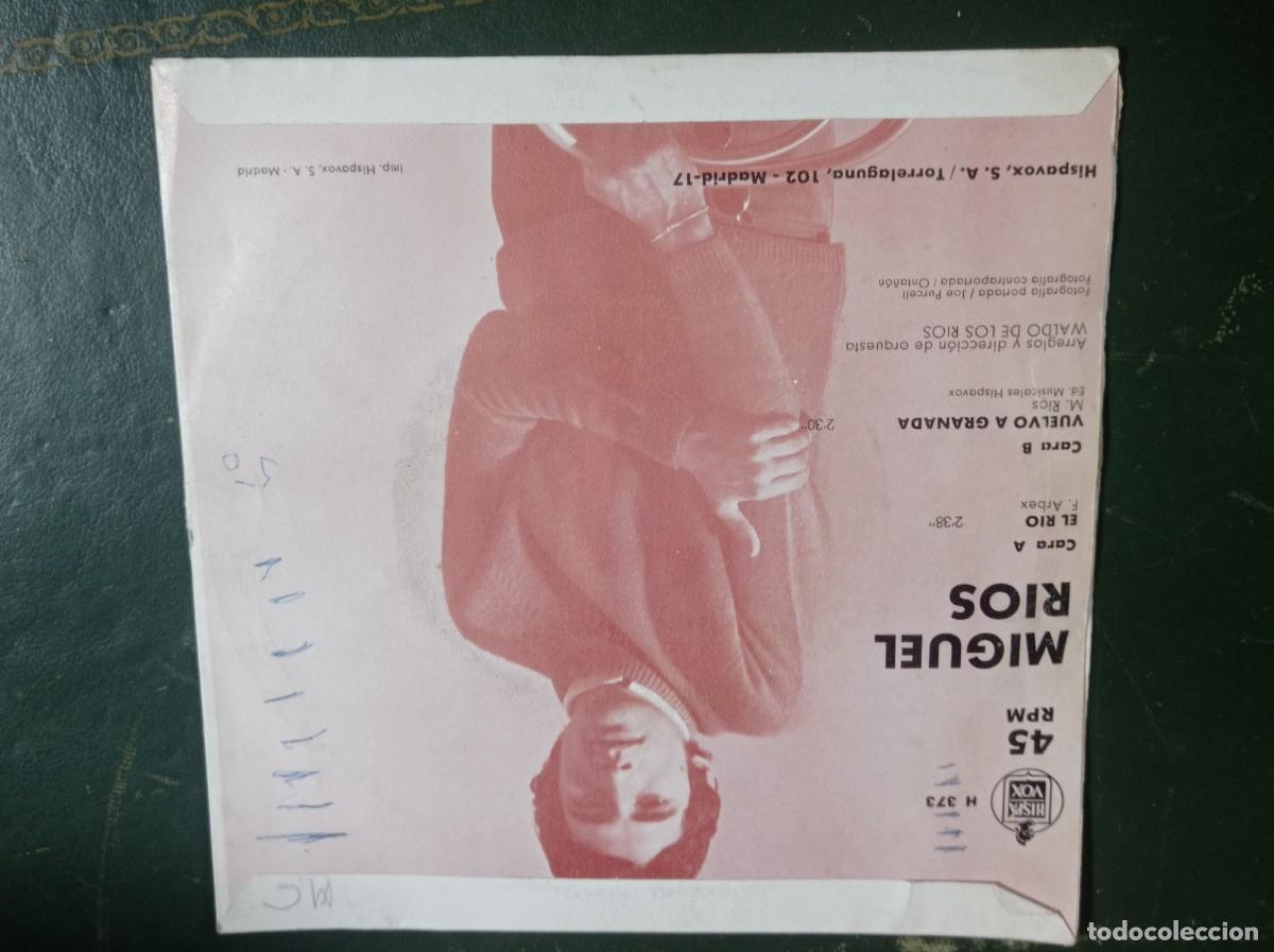 Discos de vinilo: Single Miguel R&iacute;os - Foto 2