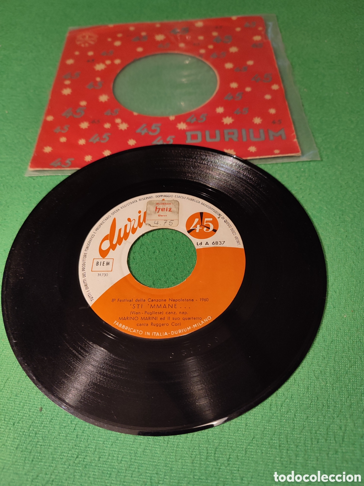 Discos de vinilo: Marino Marini - Sti Mmane - Foto 1