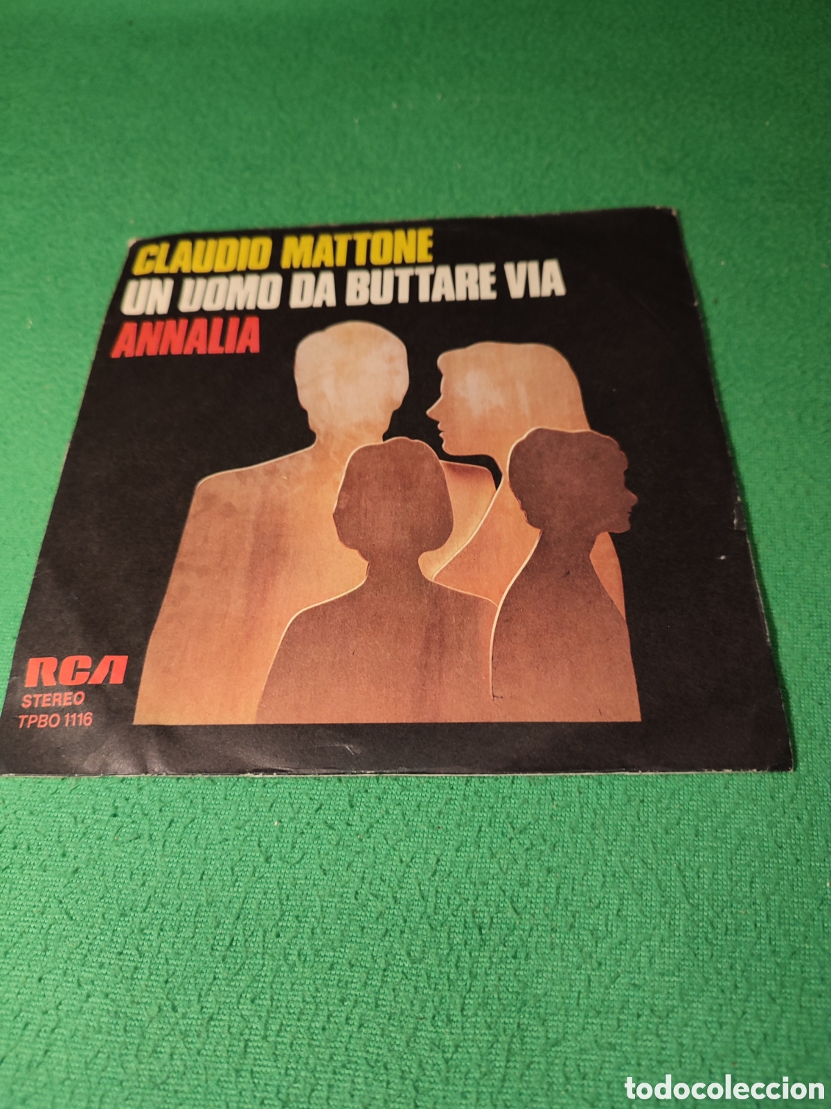 Discos de vinilo: Claudio Mattone - Un uomo da buttare v&iacute;a - Foto 1