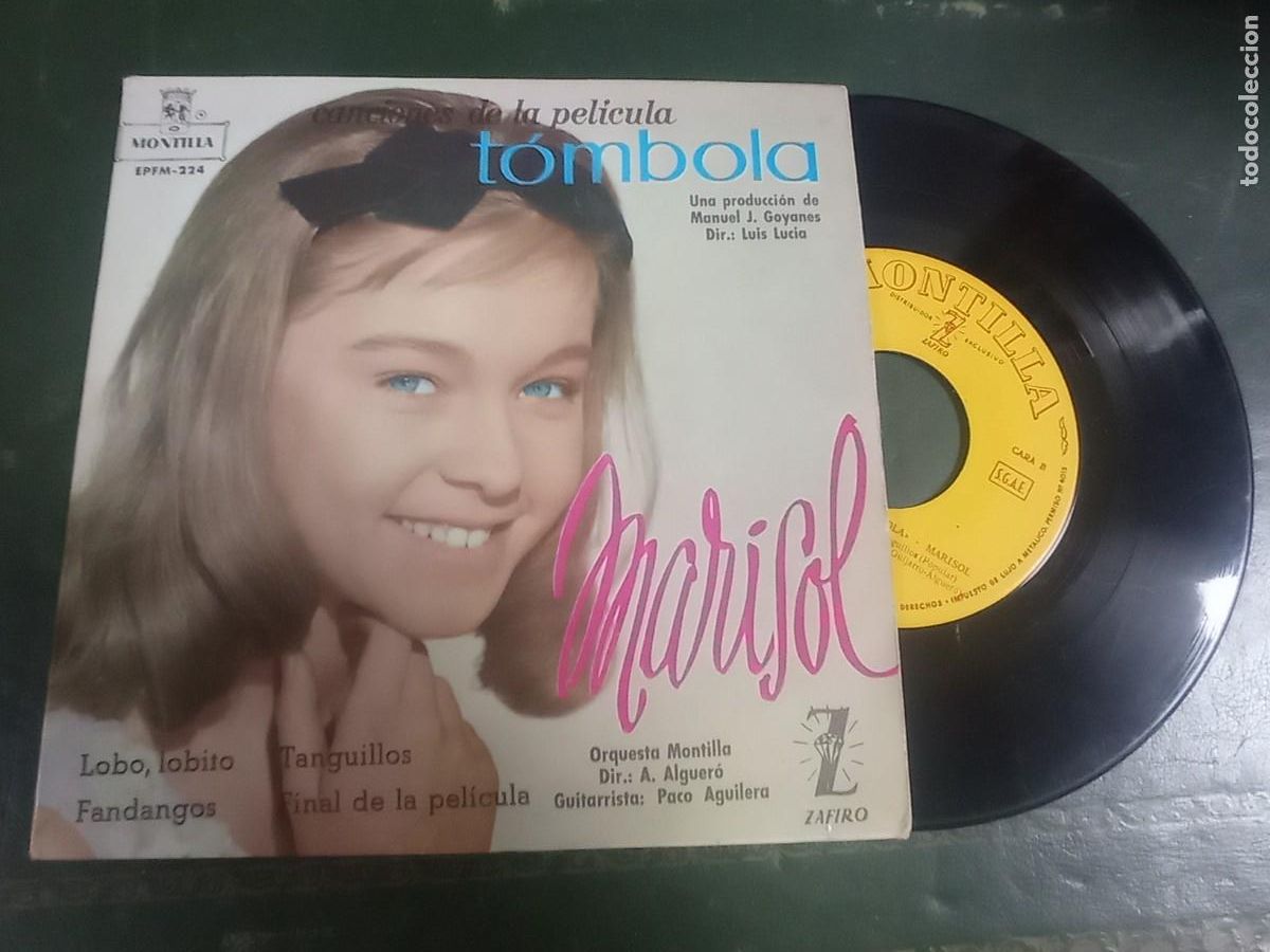 Discos de vinilo: Single Marisol pel&iacute;cula t&oacute;mbola - Foto 1