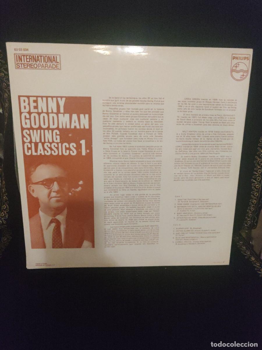 Discos de vinilo: BENNY GOODMAN -SWING CLASSICS 1. VINILO. - Foto 2