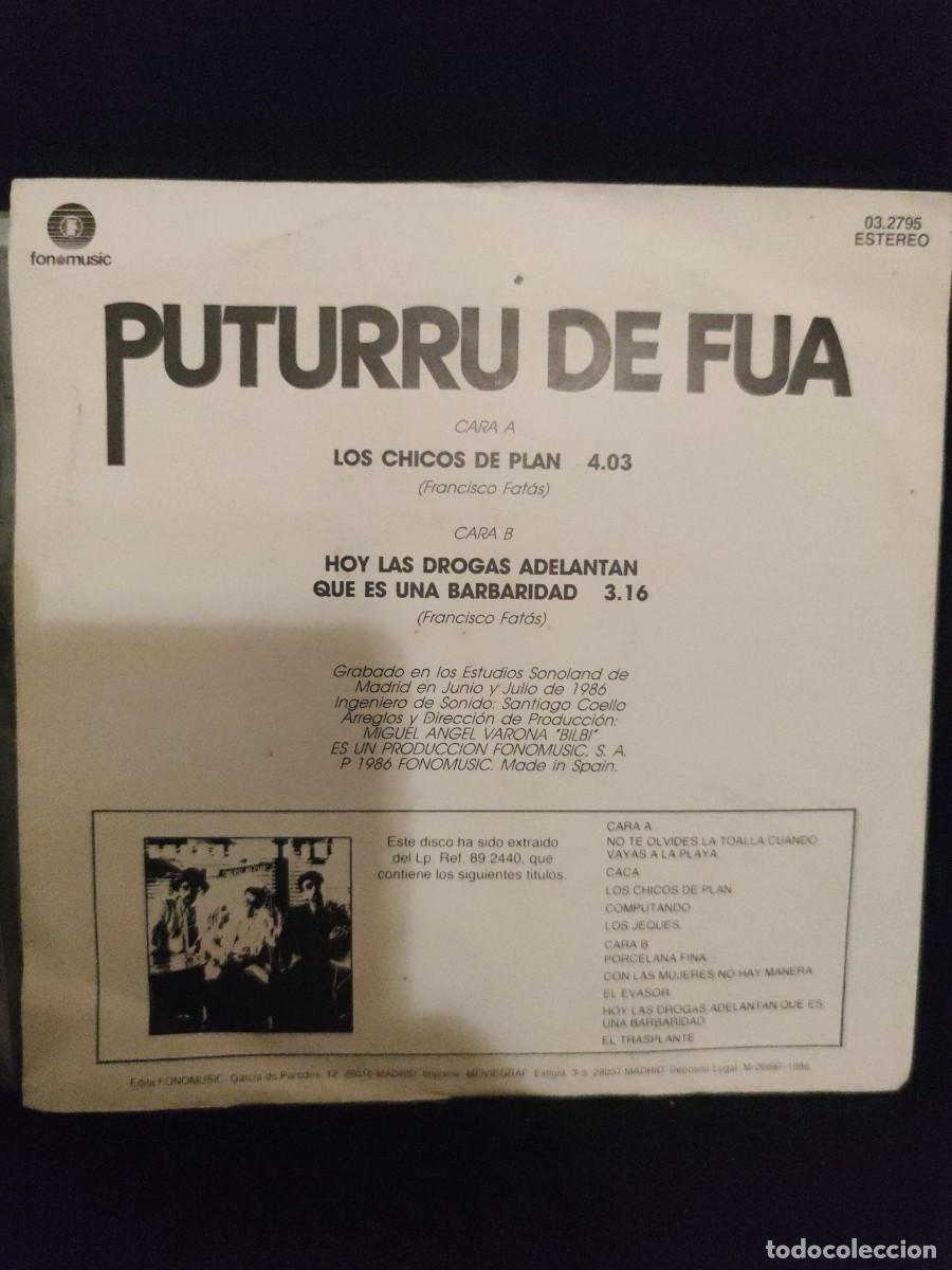 Discos de vinilo: PUTURRU DE FUA - LOS CHICOS DE PLAN. VINILO - Foto 2
