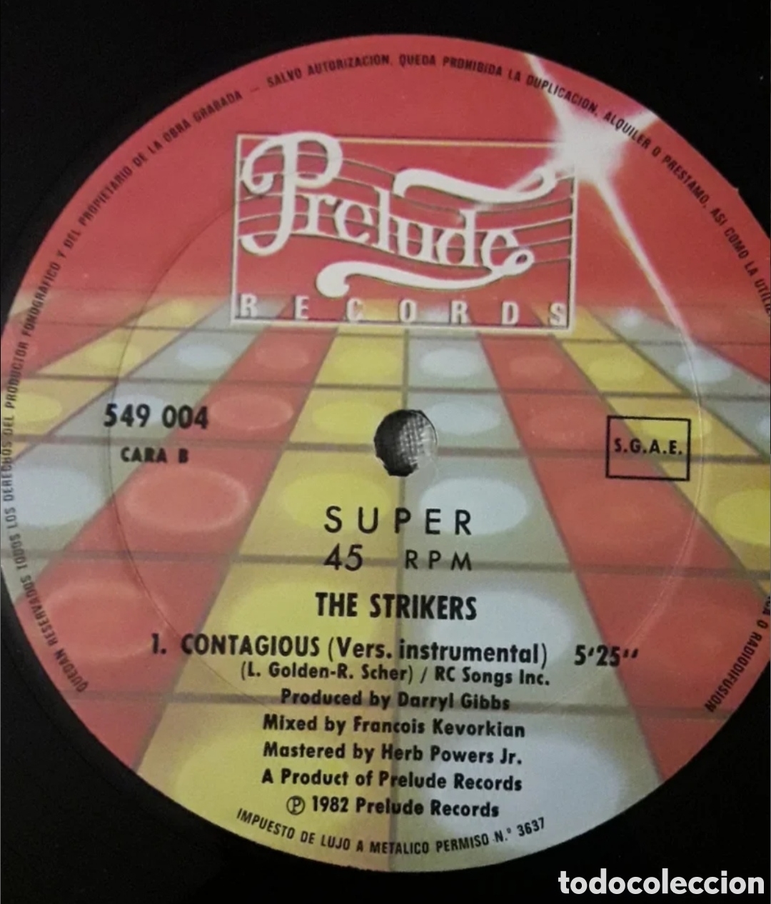 Discos de vinilo: Maxi single The Strikers. Contagious - Foto 4