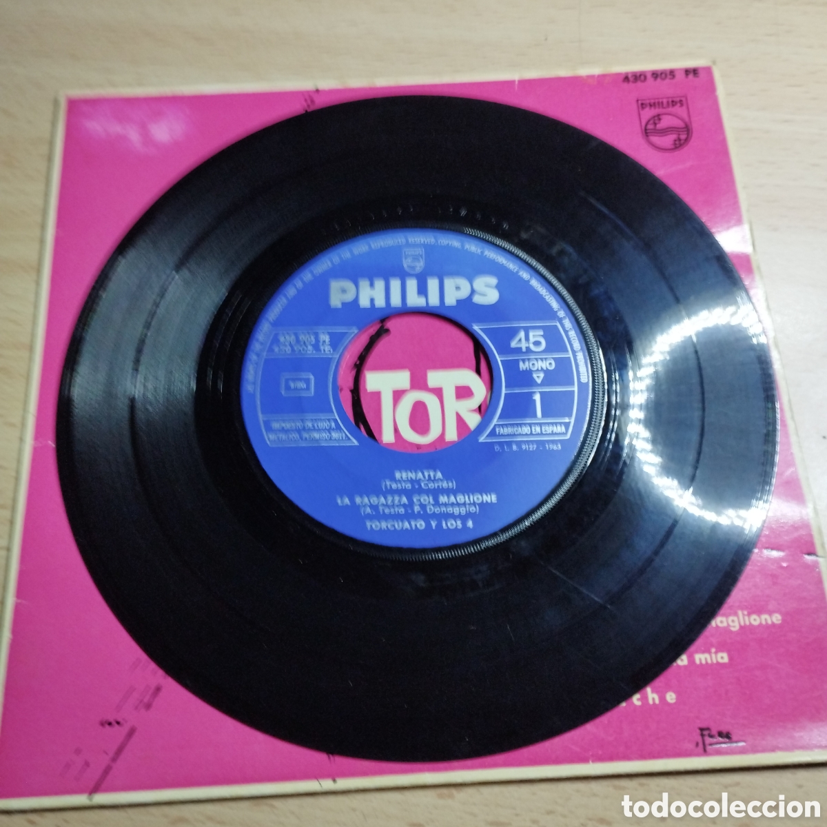 Discos de vinilo: EP 7&rdquo; Torcuato y los 4 1963 Renatta + 3. - Foto 4