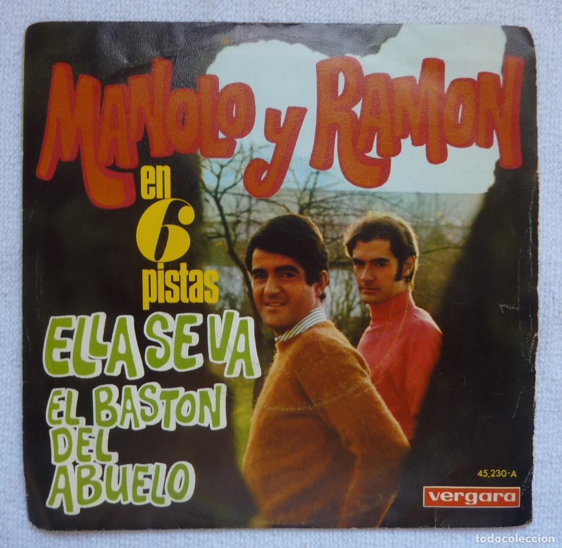 Discos de vinilo: MANOLO Y RAMON // ELLA SE VA // 1967 // SINGLE - Foto 1