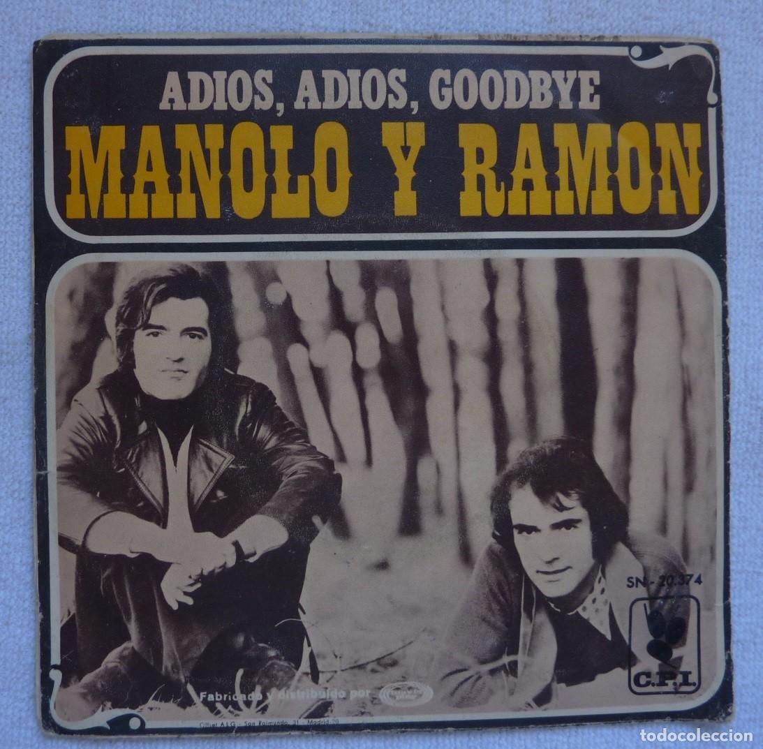 Discos de vinilo: MANOLO Y RAMON // LAGRIMAS , SONRISAS // 1970 // SINGLE - Foto 2