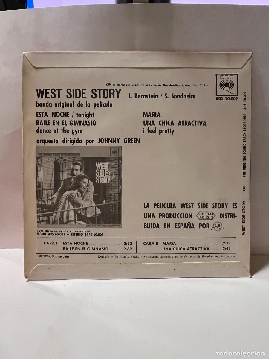 Discos de vinilo: EP - WEST SIDE STORY - BSO - MADRID 1962 - Foto 4