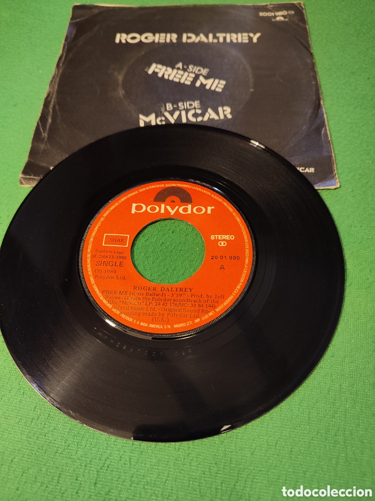 Discos de vinilo: Roger Daltrey - Free me - Foto 2