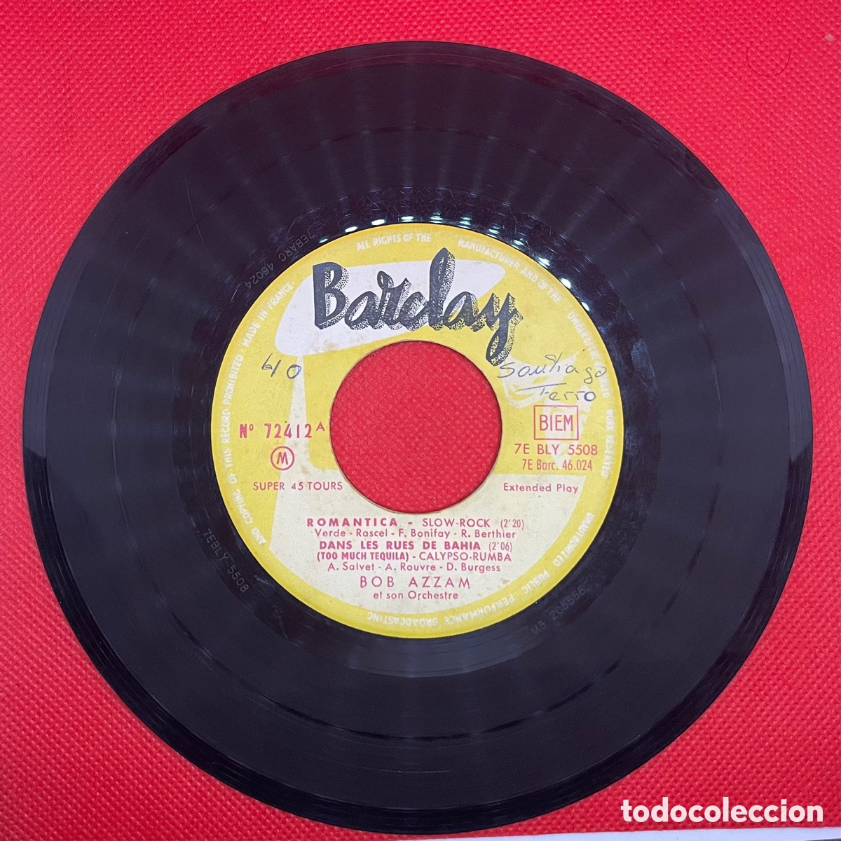 Discos de vinilo: Bob Azzam Y Orquesta - DRACULA CHA CHA CHA Vinilo 7&rdquo; EP - Foto 2