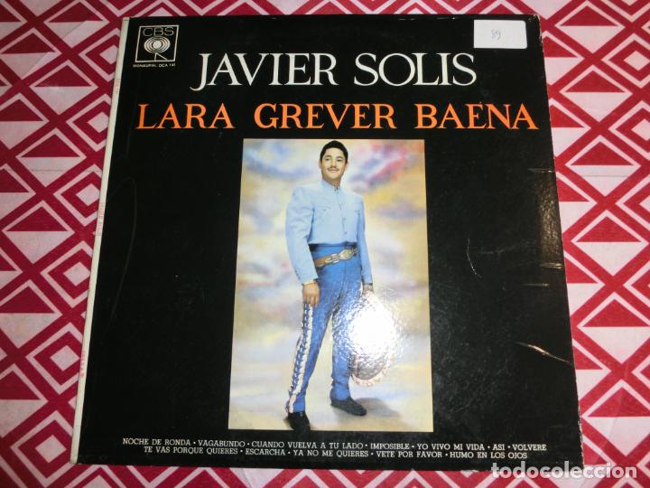 Discos de vinilo: JAVIER SOLIS - LARA GREVER BAENA - Foto 1