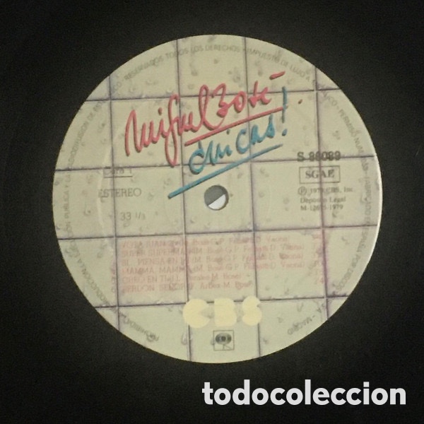 Discos de vinilo: Miguel Bos&eacute; &lrm;&ndash; Chicas! - Foto 1