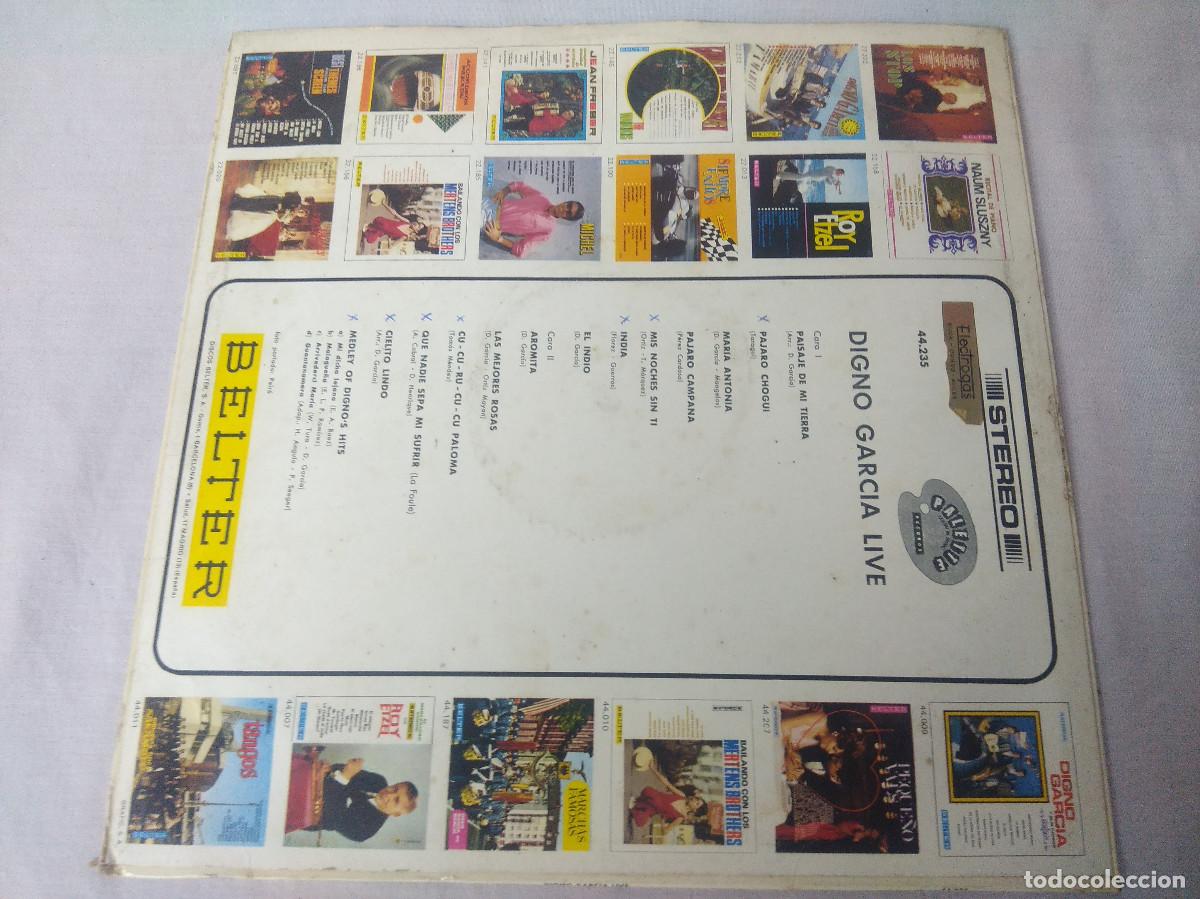 Discos de vinilo: DIGNO GARCIA/LIVE/VINILO. - Foto 3