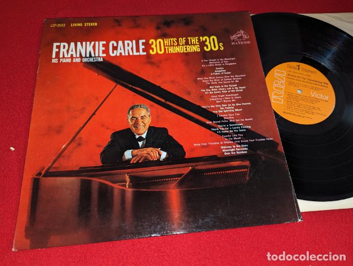Discos de vinilo: FRANKIE CARLE 30 hits of the thundering '30s LP RCA USA USA JAZZY SWING