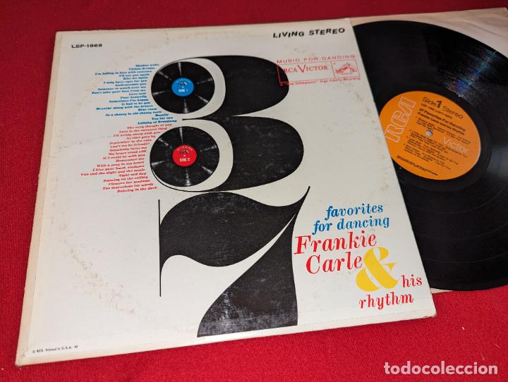 Discos de vinilo: FRANKIE CARLE AND HIS RHYTHM 37 favorites for dancing LP RCA USA US jazzy