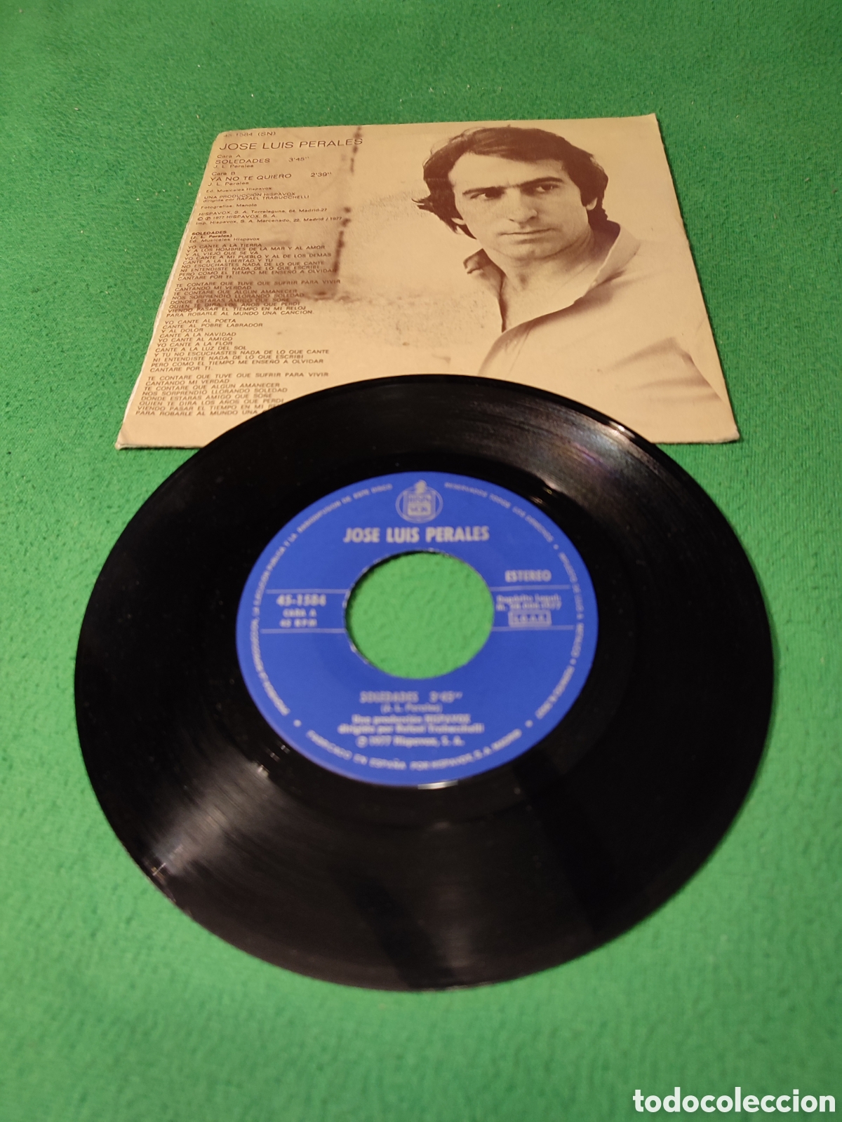 Discos de vinilo: Jos&eacute; Luis Perales - Soledades - Foto 2