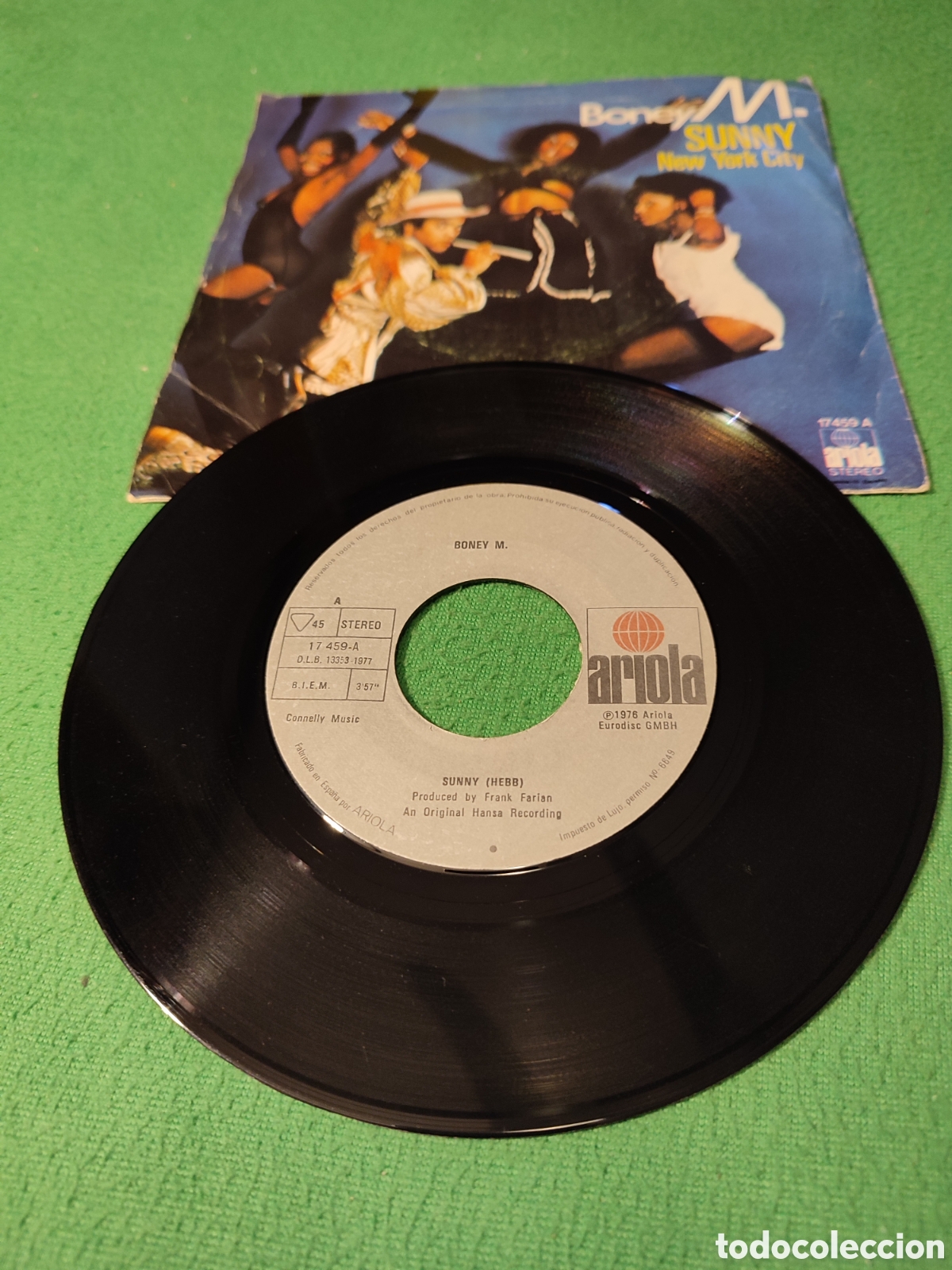 Discos de vinilo: Boney M. - Sunny edici&oacute;n espa&ntilde;ola - Foto 2