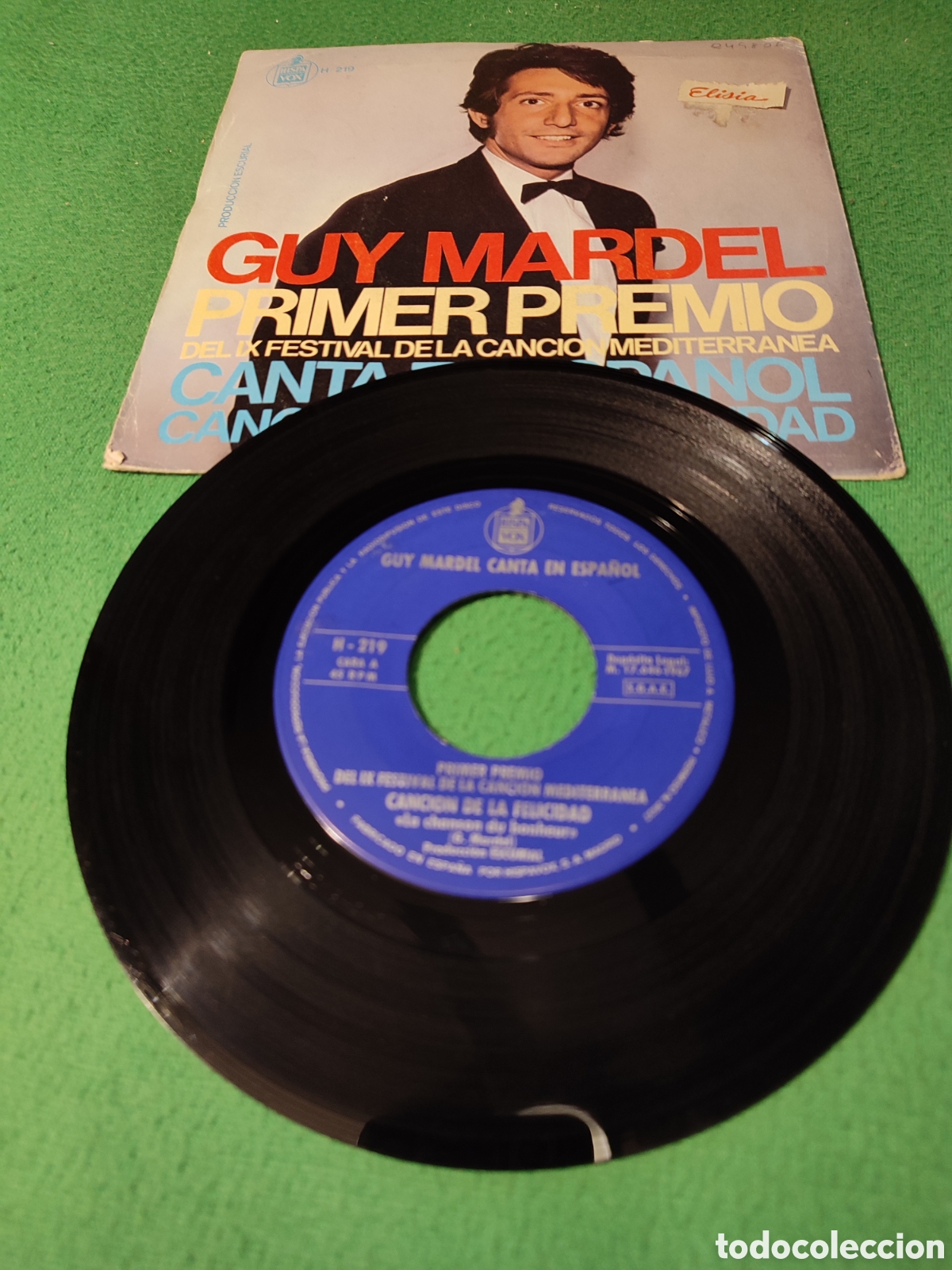 Discos de vinilo: Guy Mardel - Canci&oacute;n de la felicidad - Foto 2