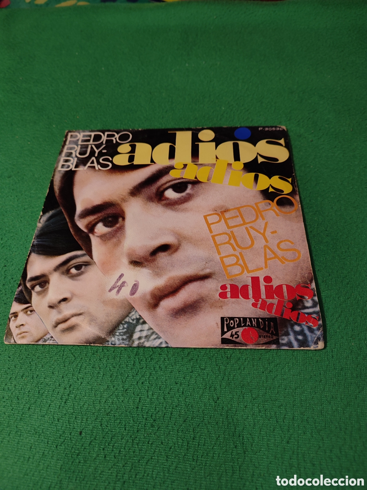 Discos de vinilo: Pedro Ruy-Blas - Adi&oacute;s, adi&oacute;s - Foto 1