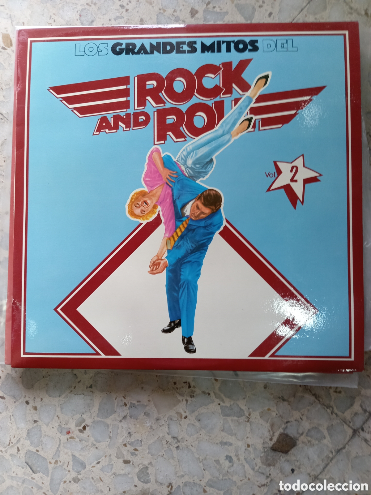 Discos de vinilo: LP LOS GRANDES MITOS DEL ROCK AND ROLL VOL 2 - Foto 1