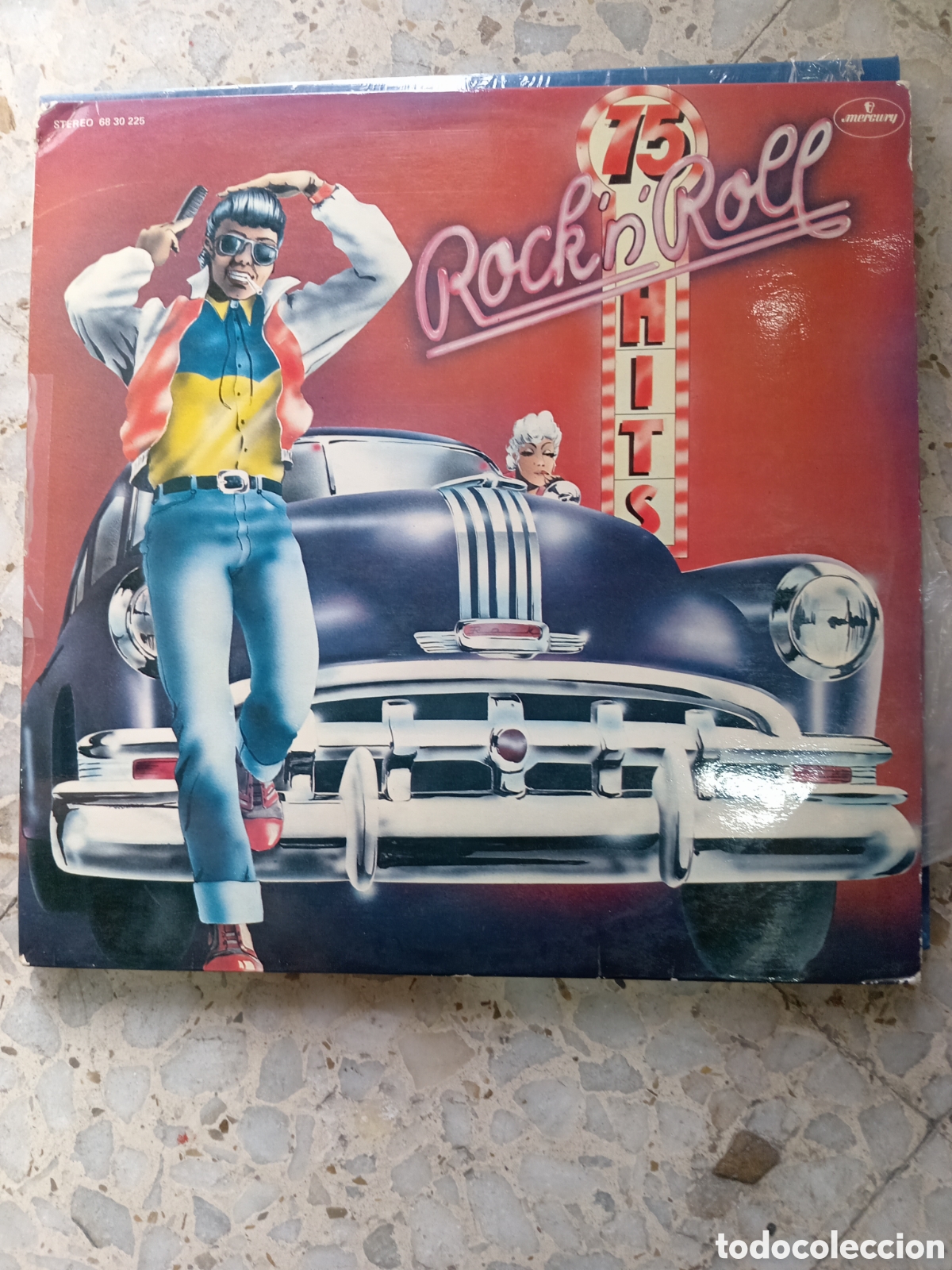Discos de vinilo: LP 75 ROCK&acute;N&acute;ROLL HITS PROMO - Foto 1