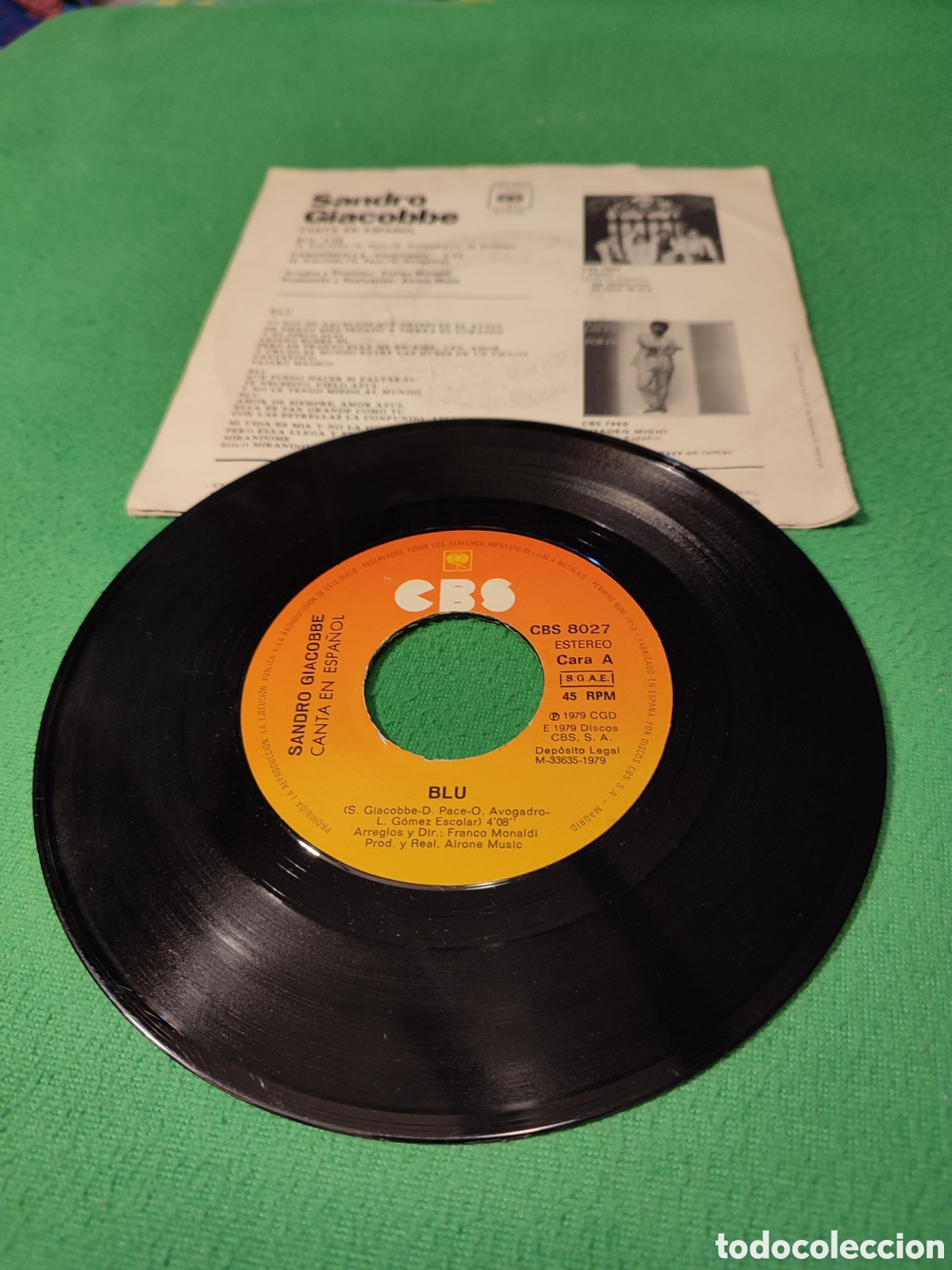 Discos de vinilo: Sandro Giacobbe - Blu - Foto 2