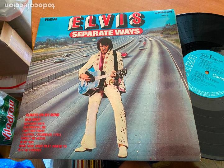 Discos de vinilo: ELVIS PRESLEY (SEPARATE WAYS) LP UK (B-42) - Foto 1