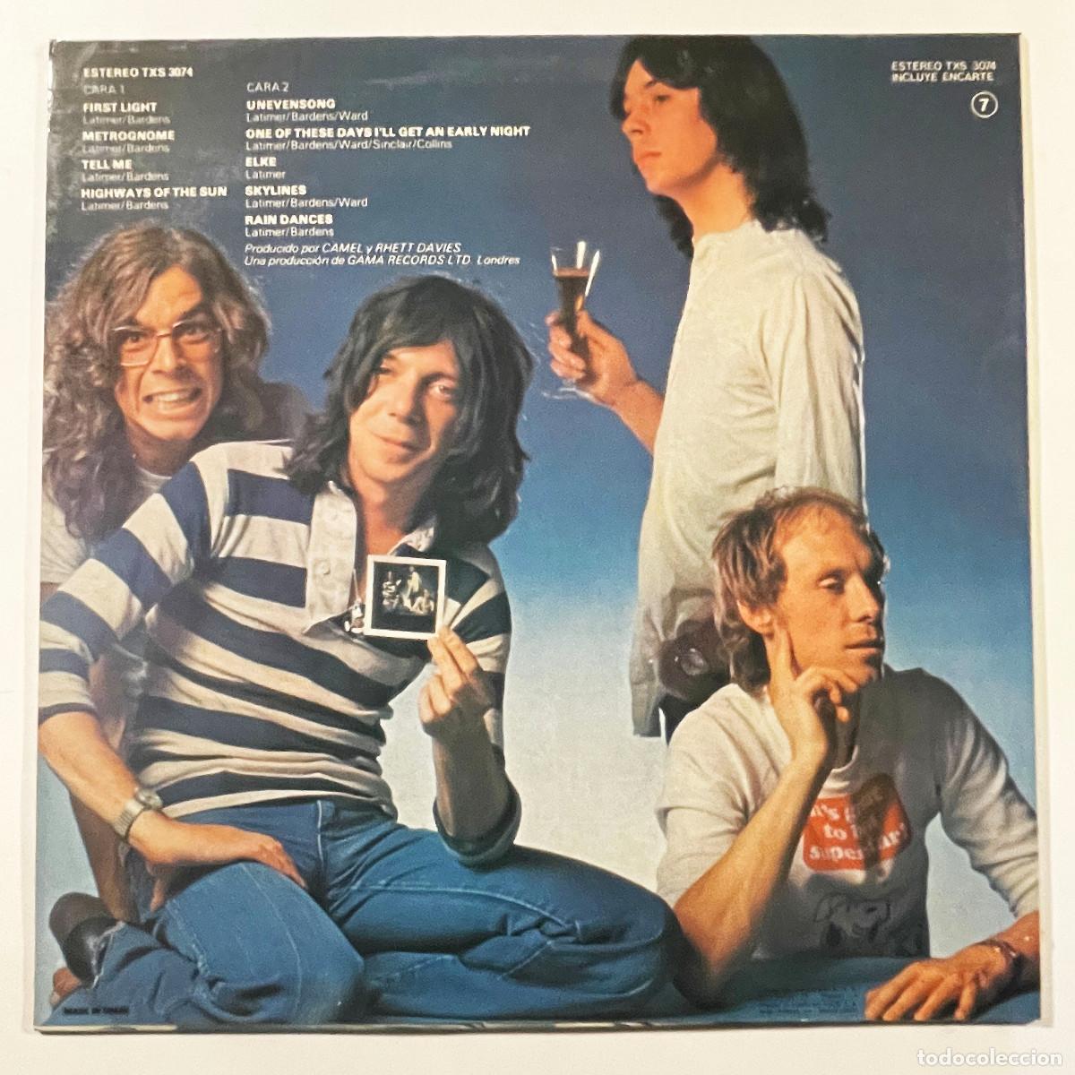 Discos de vinilo: CAMEL / RAIN DANCES / LP DECCA 1977 / ESPA&Ntilde;A - Foto 2