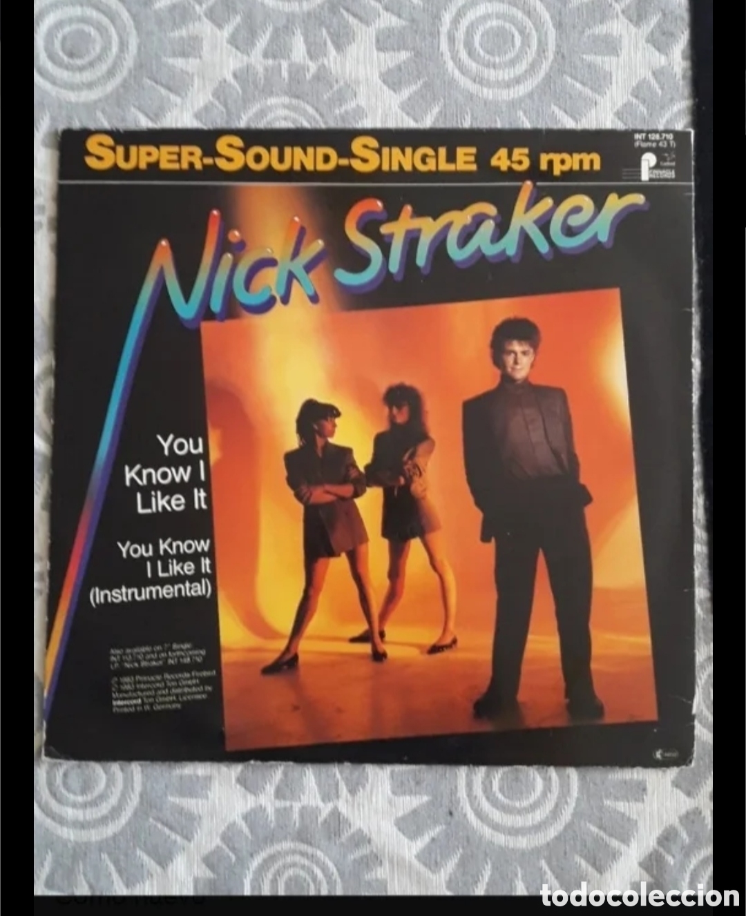 Discos de vinilo: Maxi single Nick Straker. You Know I Like It - Foto 2