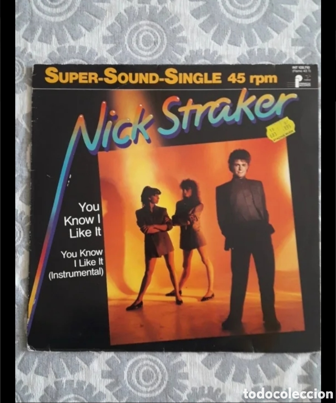 Discos de vinilo: Maxi single Nick Straker. You Know I Like It - Foto 1