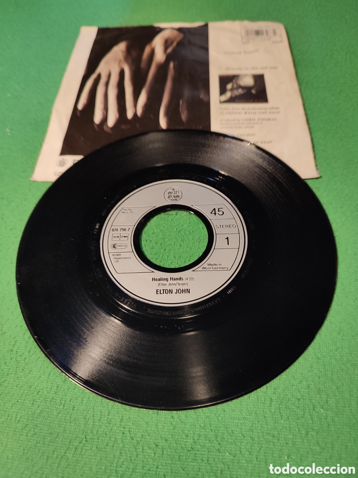 Discos de vinilo: Elton John - Healing hands - Foto 2