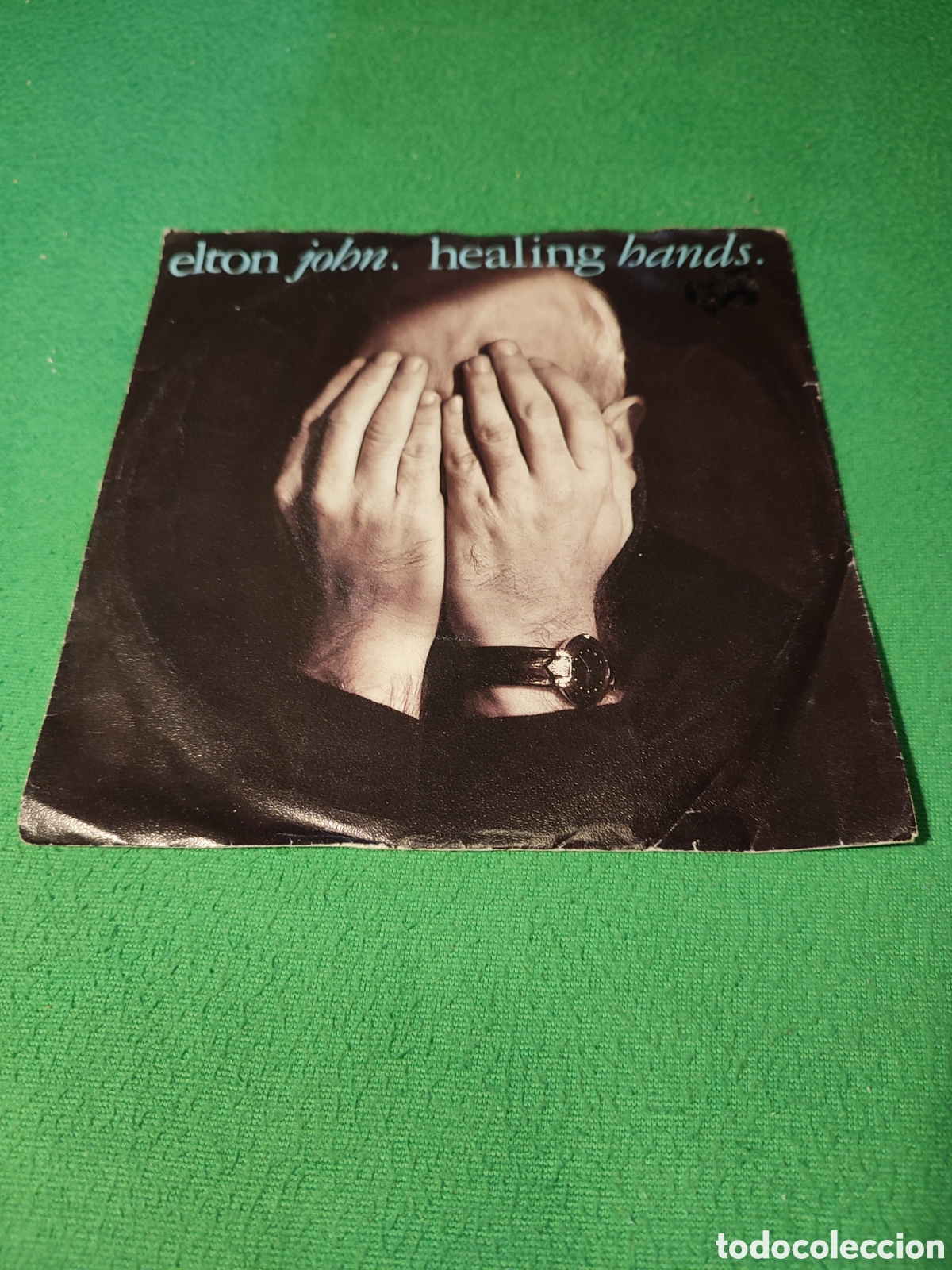 Discos de vinilo: Elton John - Healing hands - Foto 1