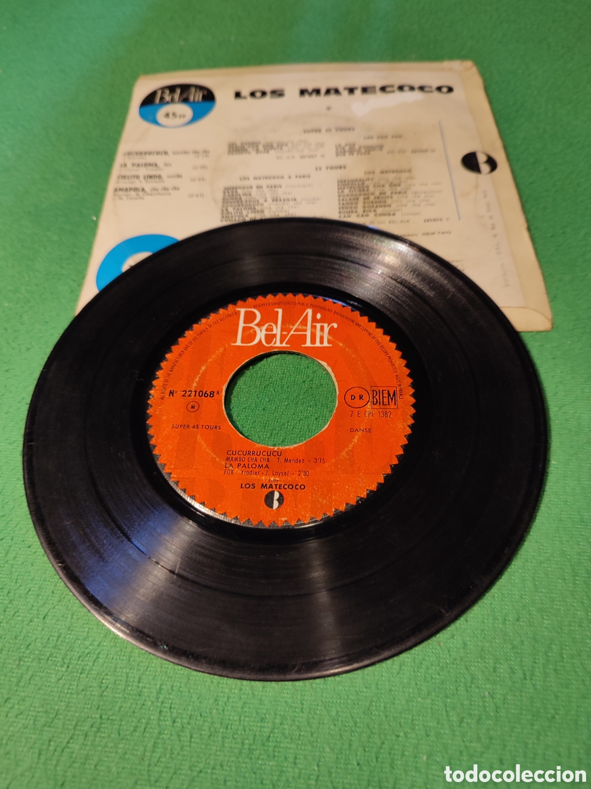 Discos de vinilo: Los Matecoco - Amapola + 3 - Foto 2