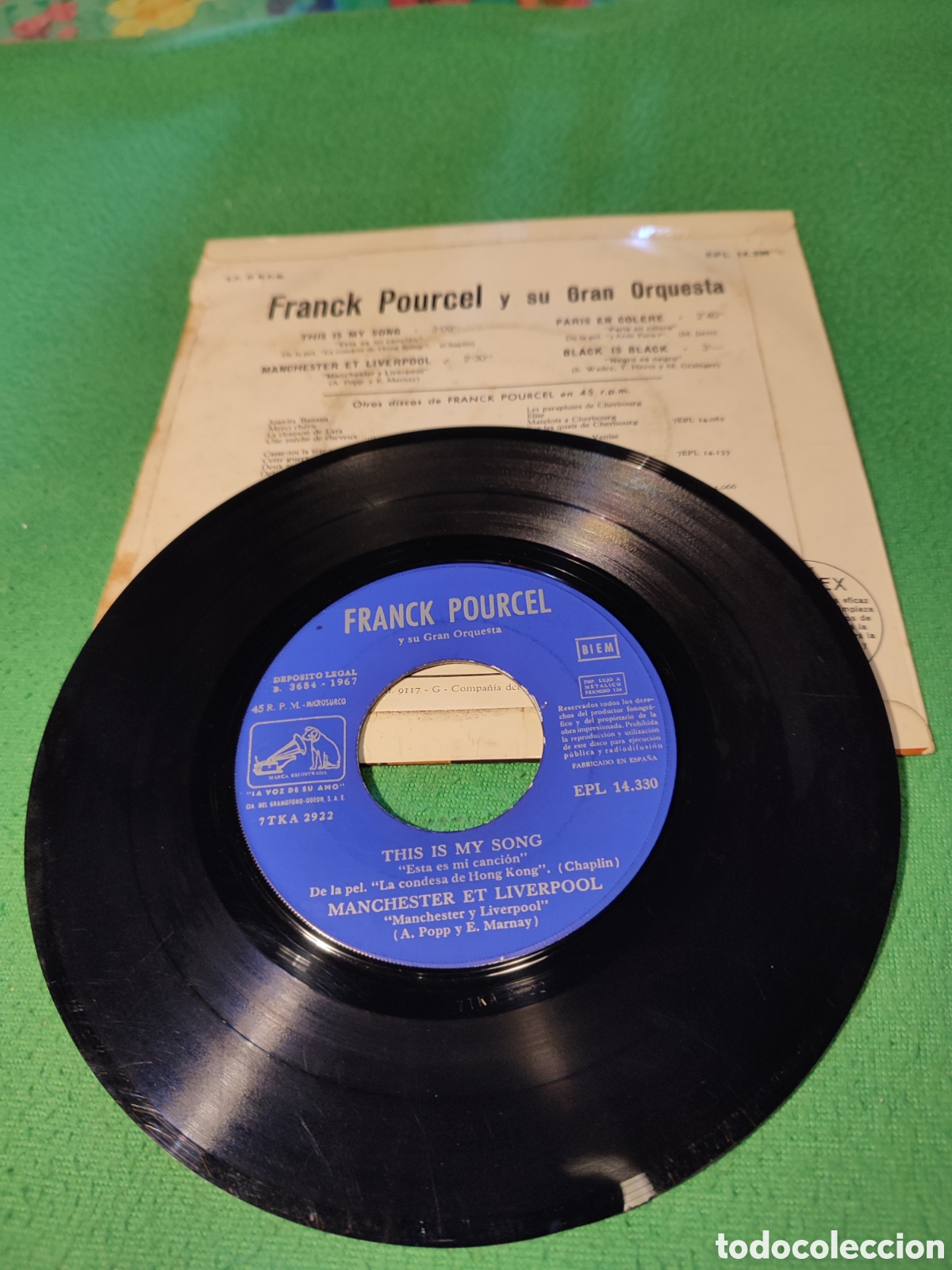 Discos de vinilo: Frank Pourcel - This is My song+ 3 - Foto 2