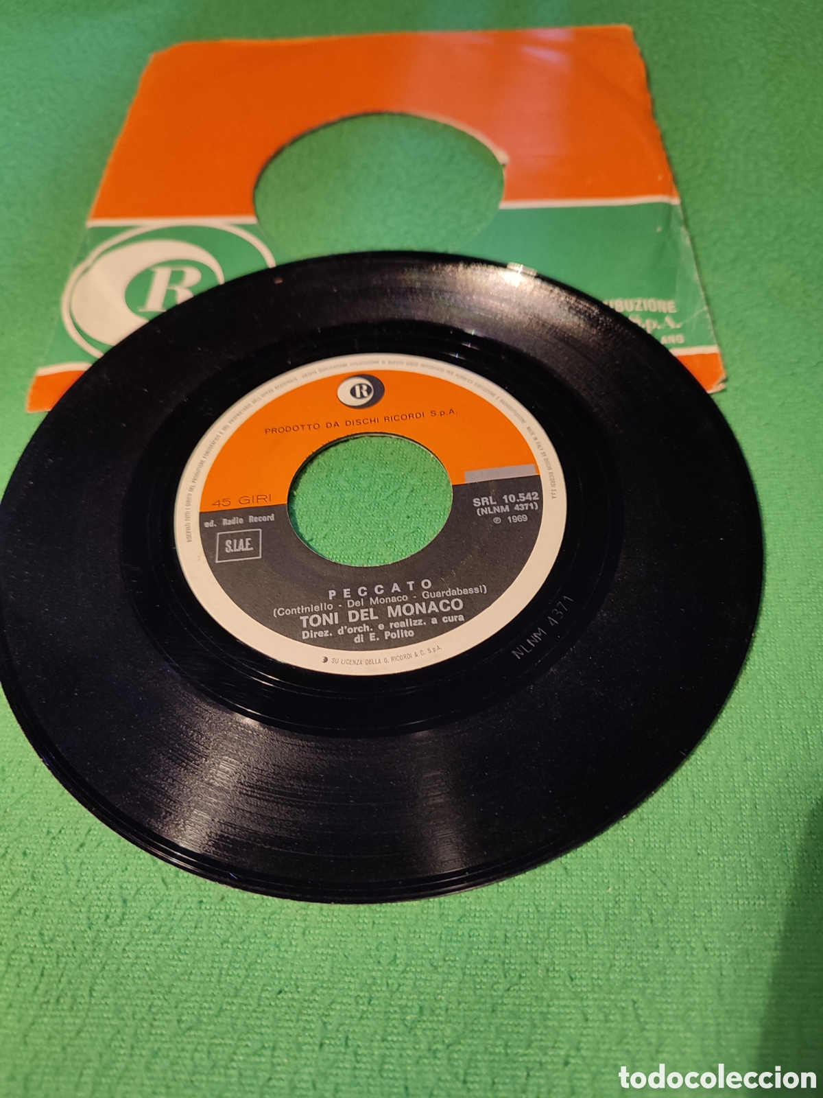 Discos de vinilo: Toni del M&oacute;naco - Una spina e una rosa - Foto 2