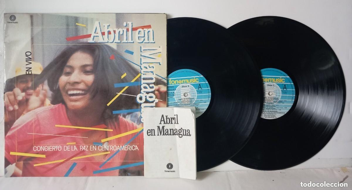 Discos de vinilo: ABRIL EN MANAGUA / DOBLE LP - Foto 1