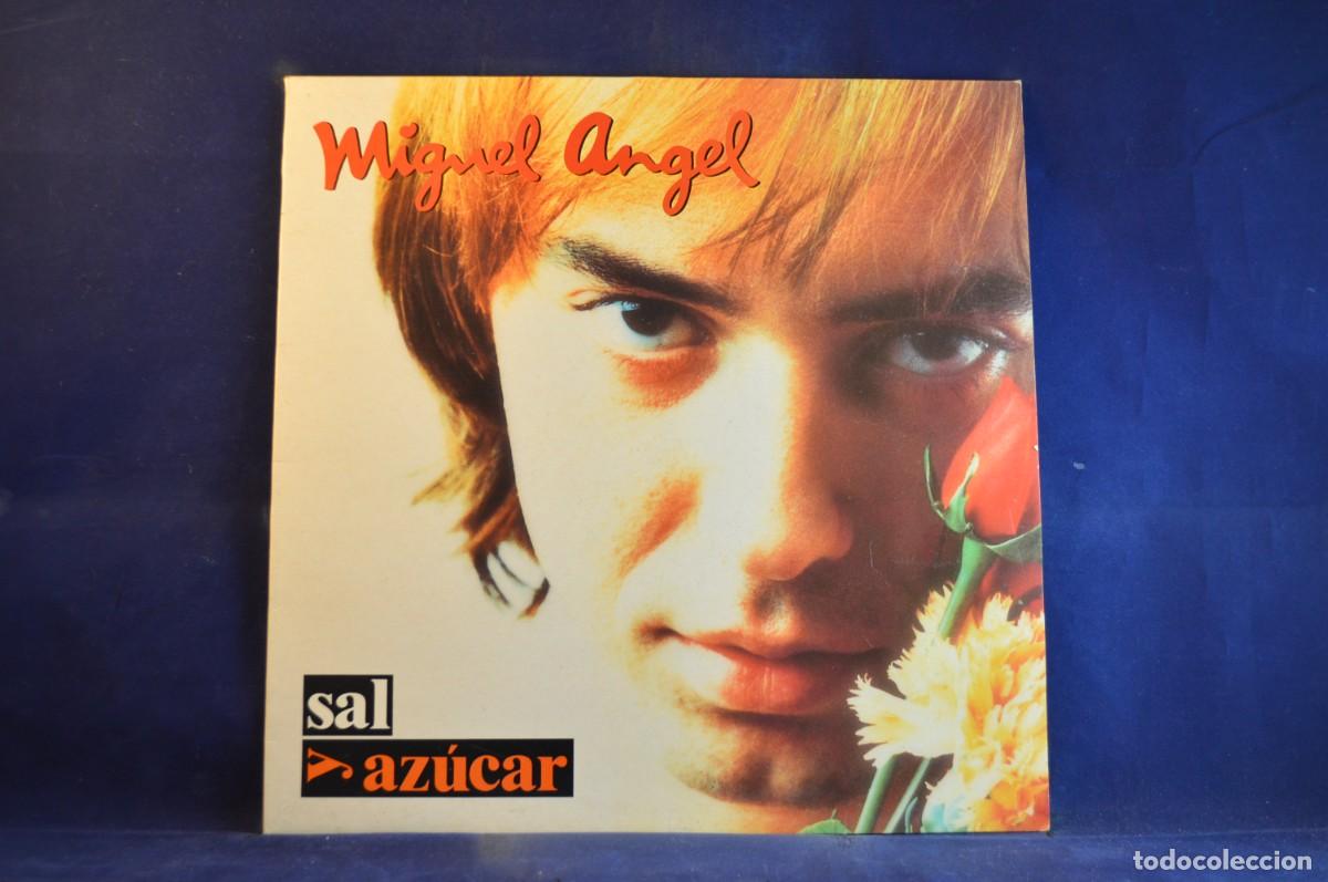 Discos de vinilo: MIGUEL &Aacute;NGEL - SAL Y AZ&Uacute;CAR - LP - Foto 1