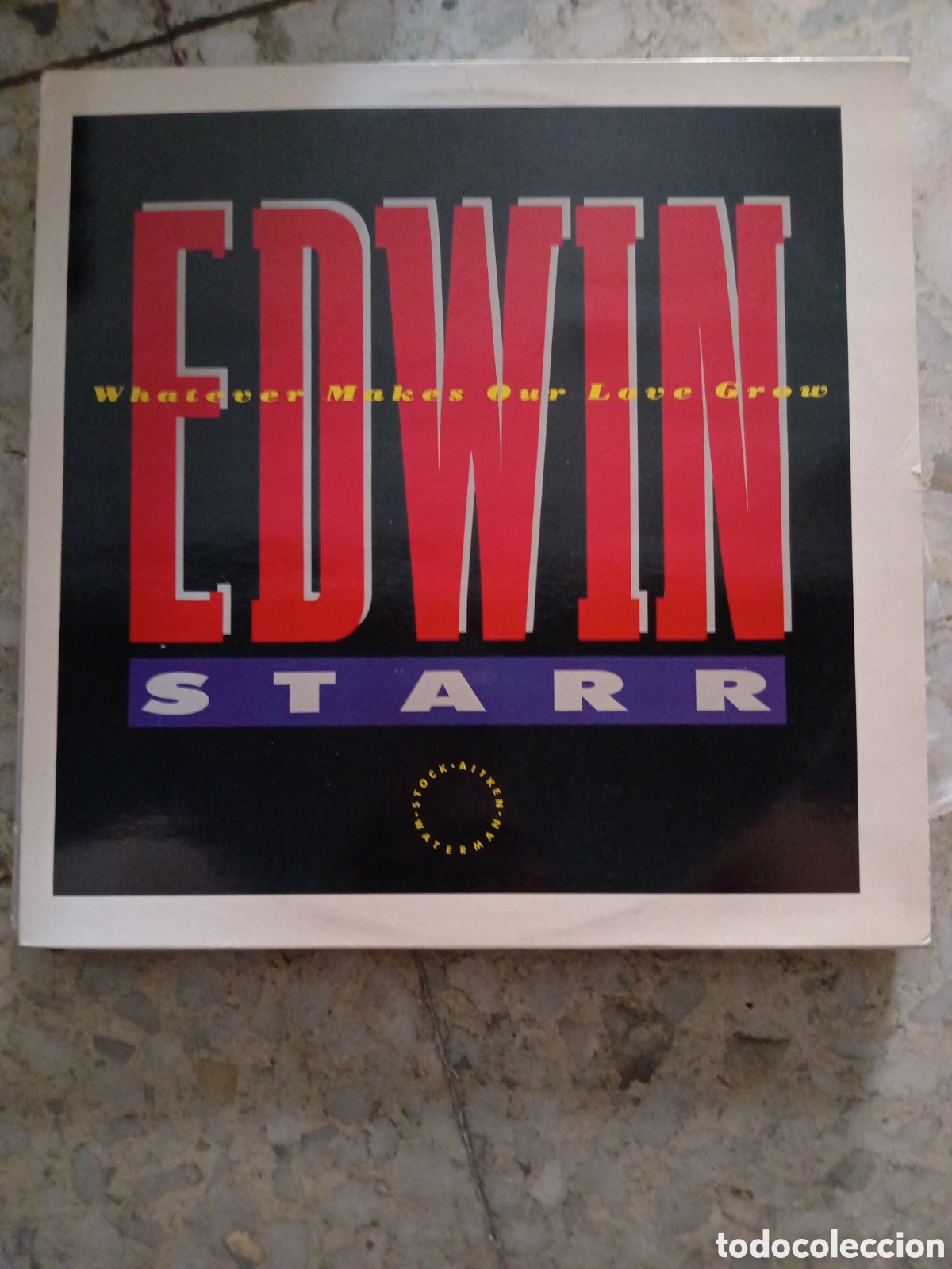 Discos de vinilo: MAXI 12&rdquo; EDWIN STARR WHATEVER MAKES OUR LOVE GROW - Foto 1