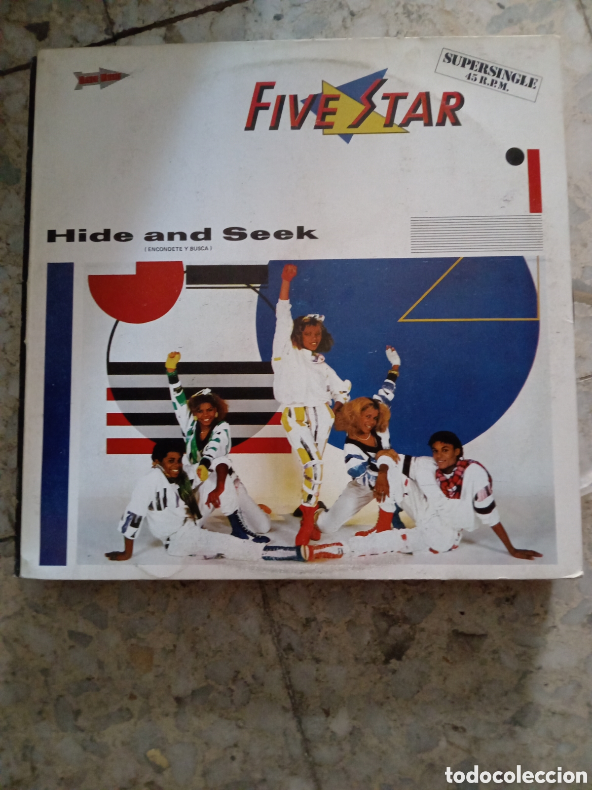 Discos de vinilo: MAXI 12&rdquo; FIVE STAR HIDE AND SEEK - Foto 1
