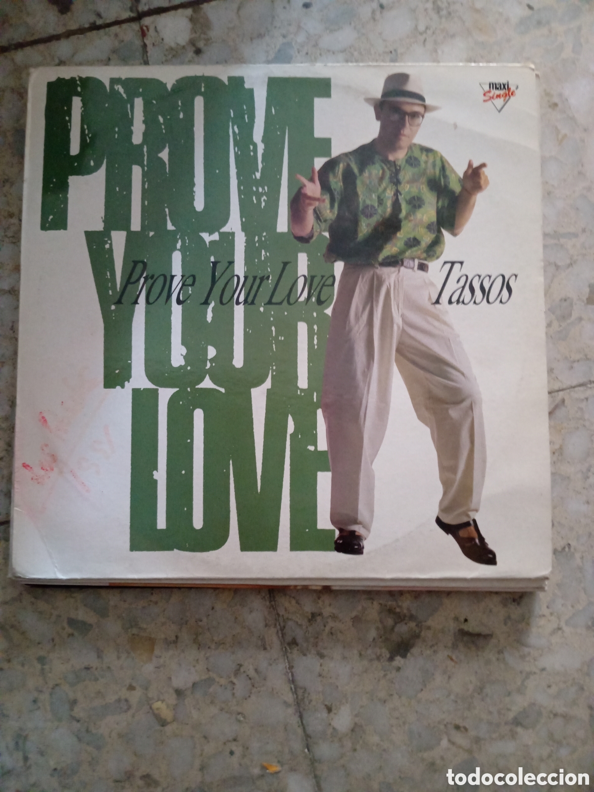 Discos de vinilo: MAXI 12&rdquo; TASSOS PROVE YOUR LOVE - Foto 1