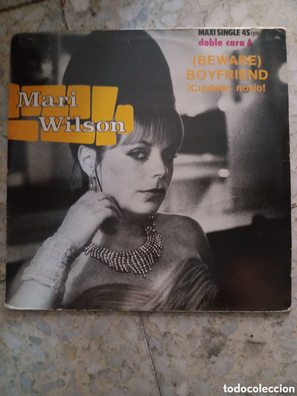Discos de vinilo: MAXI 12&rdquo; MARI WILSON BEWARE BOYFRIEND - Foto 1