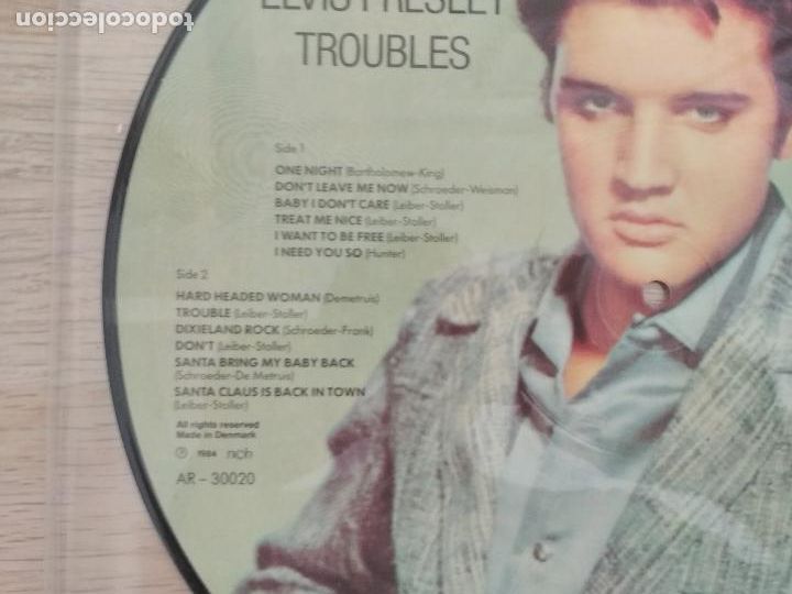 Discos de vinilo: Elvis Presley &lrm;&ndash; Troubles PICTURE DISC, 1984 - Foto 4