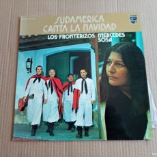 Discos de vinilo: LOS FRONTERIZOS & MERCEDES SOSA - SUDAMERICA CANTA LA NAVIDAD LP 1974 EDICION ESPAÑOLA